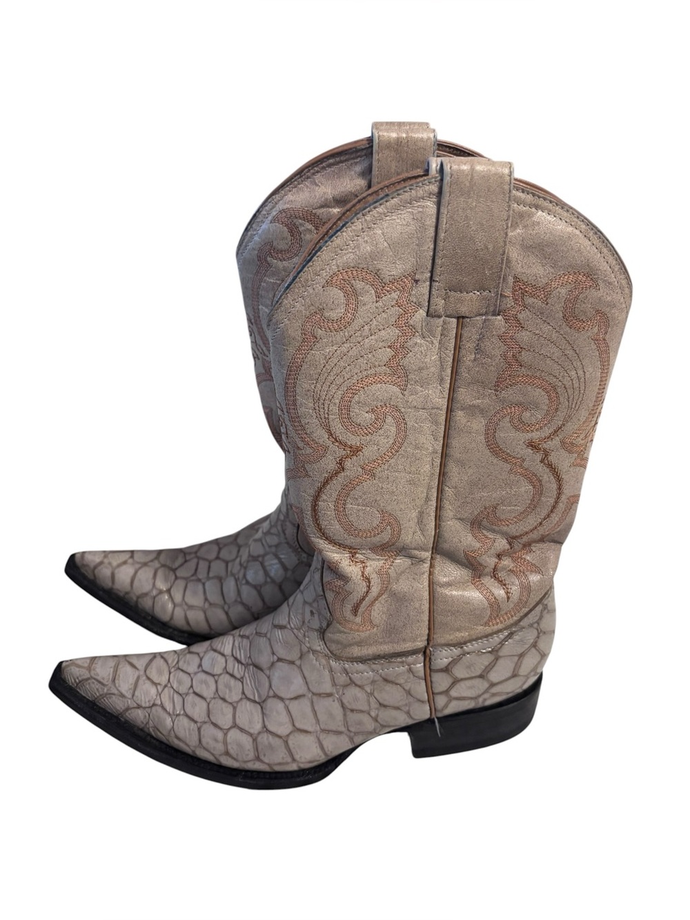 El General 1901 Gator RARE 🔥 Western Cowboy Boots. Women’s 8.5/Mens 7